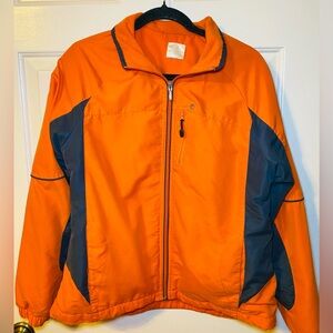 Danskin Now Orange Zip Up Jacket Size Large‎ Women's